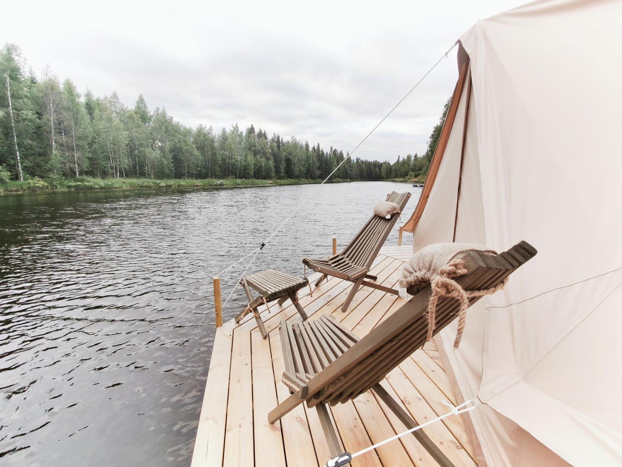Langforsen Glamping & Lapland Experience Hotel Lapptrask Exterior foto
